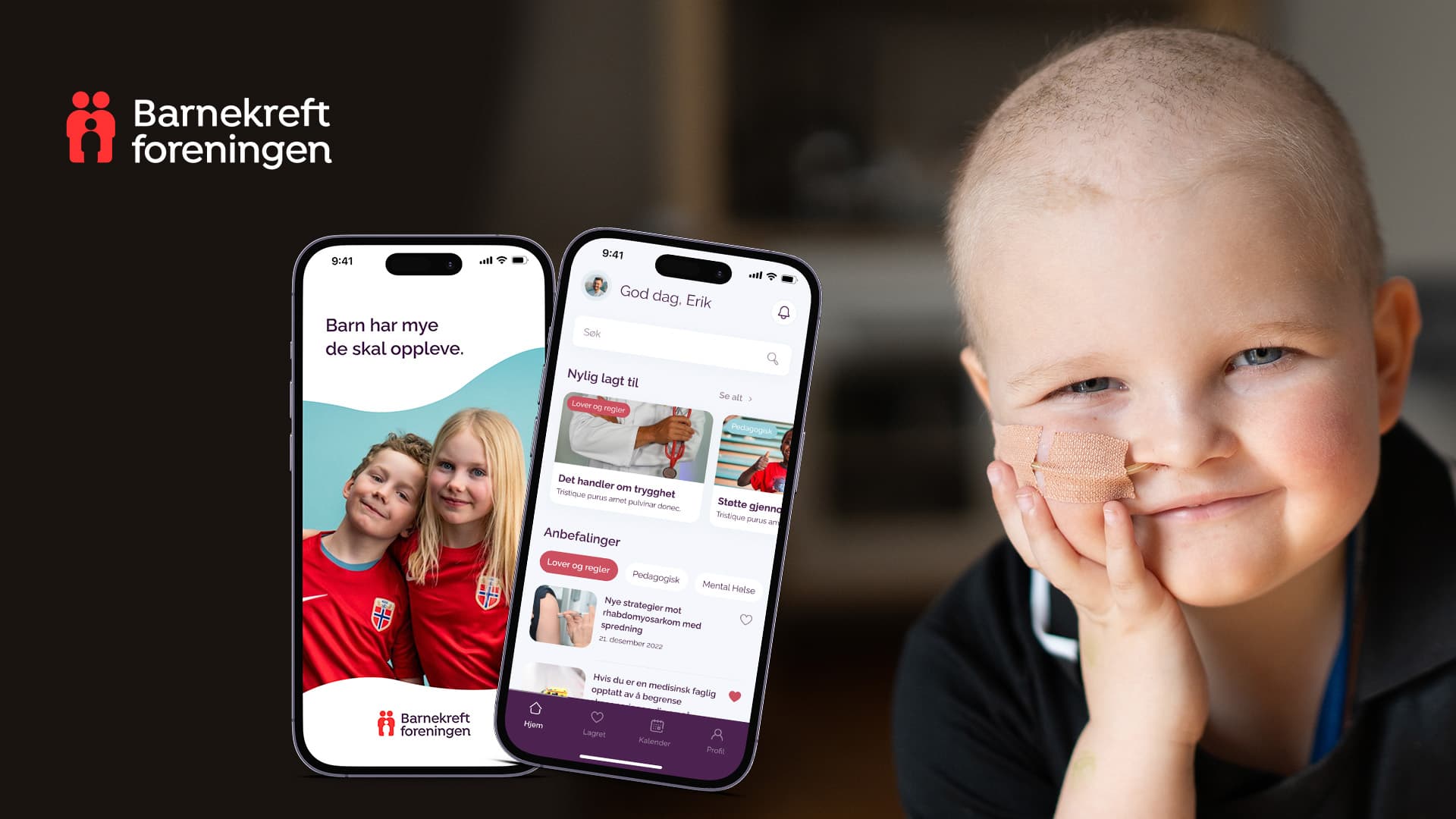 En trygg digital støtte i en krevende tid.